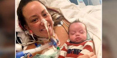 Mom on life support makes amazing recovery, meets her baby after birth while she was on ventilator