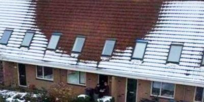 Several people from a small town in the Netherlands called the police after noticing something extremely strange at the house of nearby neighbors