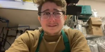 Starbucks Employee Breaks Down Crying After Being Scheduled To Work 8 Hours