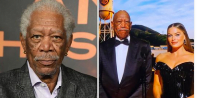 Morgan Freeman wears black glove to the Oscars, 15 years after car accident that paralyzed his hand